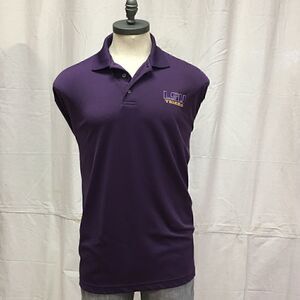2XL Purple Polo Shirt LSU Tigers